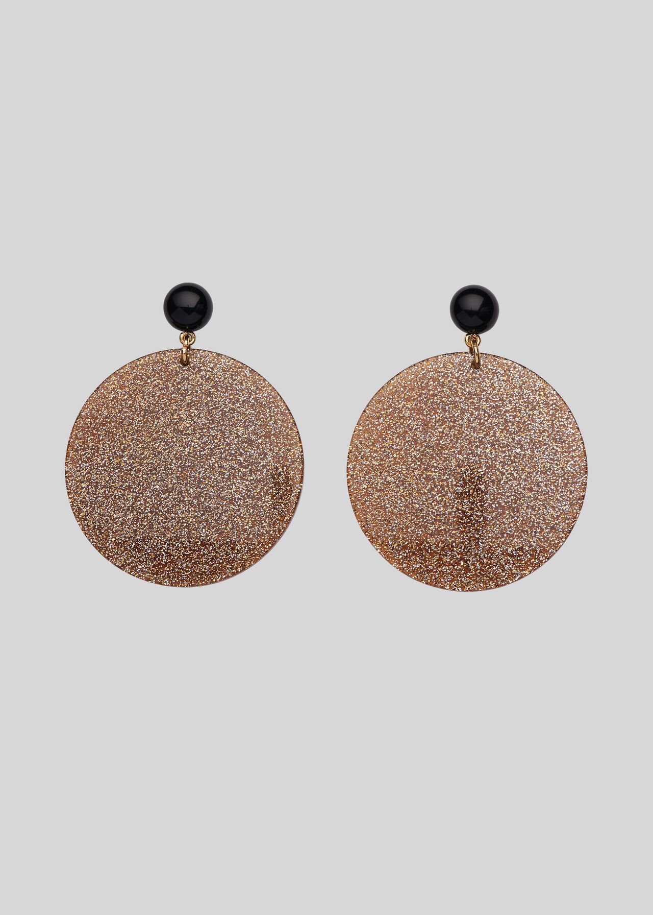 Glitter and sparkle with modern look. Modern resin earrings
